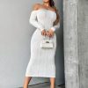 Vestido ajustado con hombros y espalda descubierta - Image 3